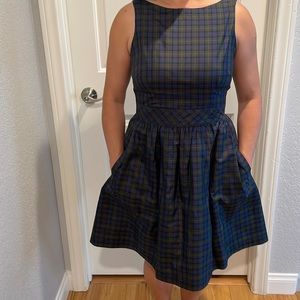 Tommy Hilfiger plaid silk dress